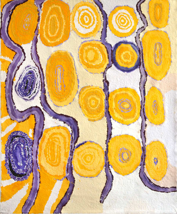 Beryl Jimmy Kapi Tjuta acrylic on linen 100 x 120 cm