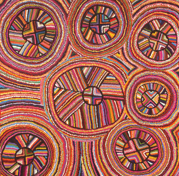 Samuel Miller Ngayuku Pukulpa, 2019 Acrylic on linen 122 x 122 cm