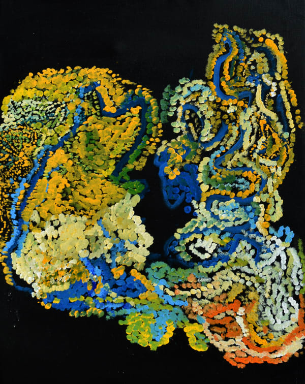 Lawrence Pennington Mituna, 2023 acrylic on linen 110 x 85 cm