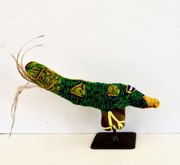 Patricia Nelson Bird, 2022 soft sculpture, mixed media 10 x 23 x 5 cm