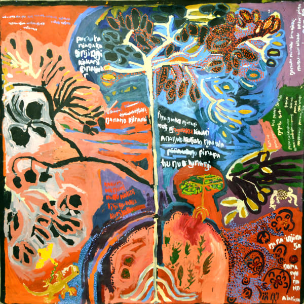 Barney Wangin My Country acrylic on linen 197 x 198 cm