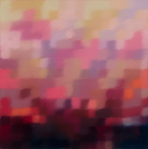 Matthew Johnson Ilum Terrain Oil paint on Linen 48 x 48 cm