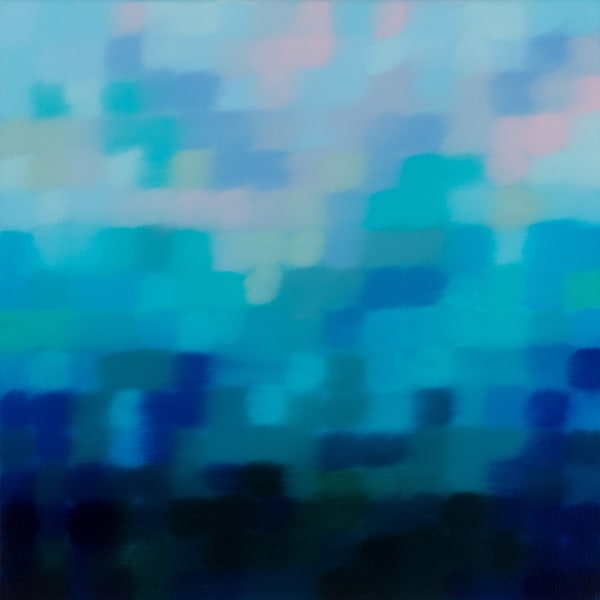 Matthew Johnson Ilum Marine II Oil paint on Linen 48 x 48 cm