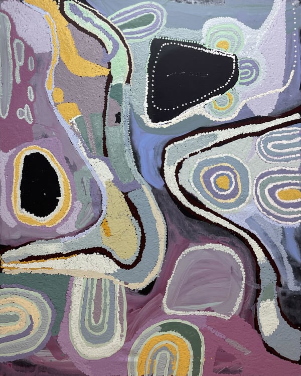 Puna Yanima Antara, 2022 acrylic on linen 152 x 122 cm