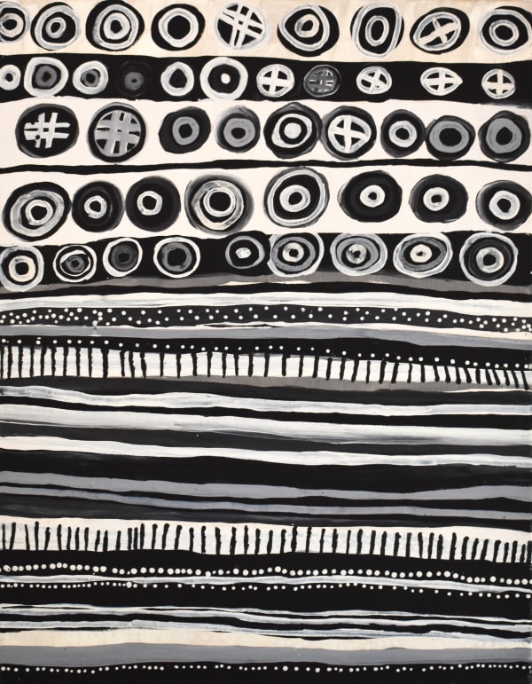 Timothy Cook Kulama amintiya pakitiringa natural ochres on linen 120 x 90 cm