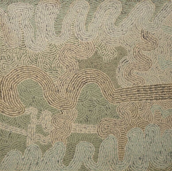 Carlene Thompson Kalaya Tjukurpa - Emu Dreaming acrylic on linen 76 x 76 cm