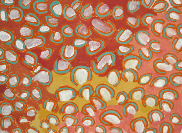 Nancy Chapman (Nyanjilpayi) Jurnitwa Minyi Puru acrylic on linen 91 x 122 cm
