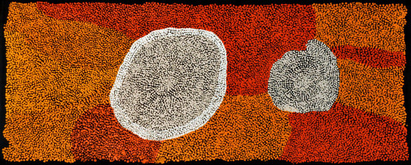 Ungakini (Dolly) Tjangala Minyma Kutjara acrylic on canvas 122 x 50 cm