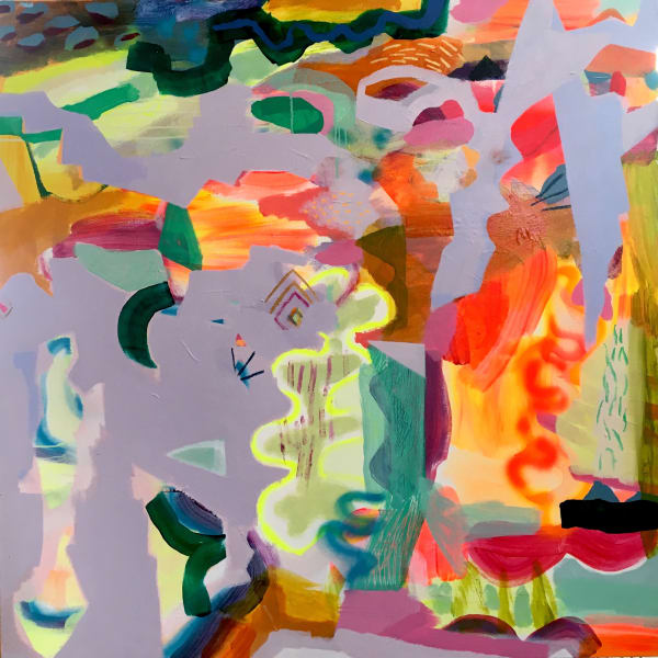 Becky Blair Hope acrylic on canvas 140 x 140 cm