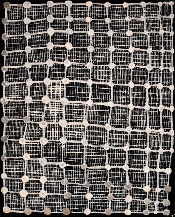 Michelle Pauline Maxwell Bush Minkaga I natural ochres on linen 90 x 70 cm