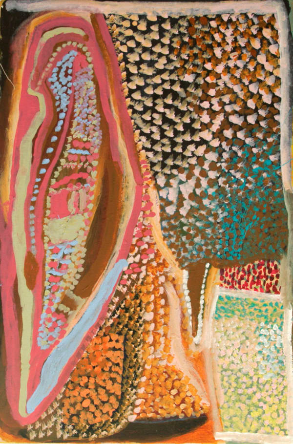 Nada ( Tjigilia) Rawlins Yimirri acrylic on canvas 60 x 90 cm