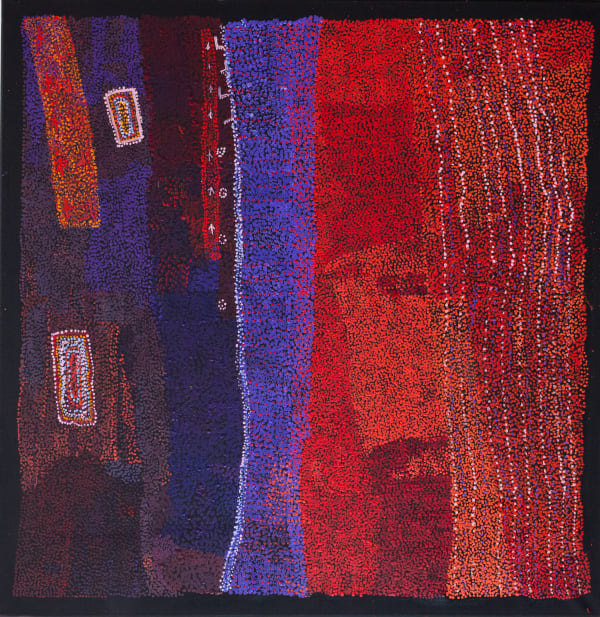 Patju Presley Stanley Iltun, 2024 acrylic on linen 137 x 137 cms