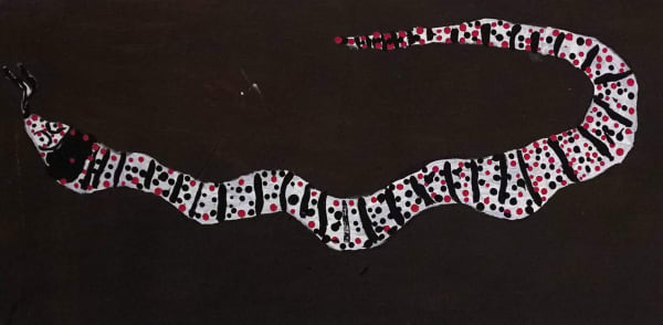 Billy Atkins (Yunkurra), Jila (snake, living water), 2019