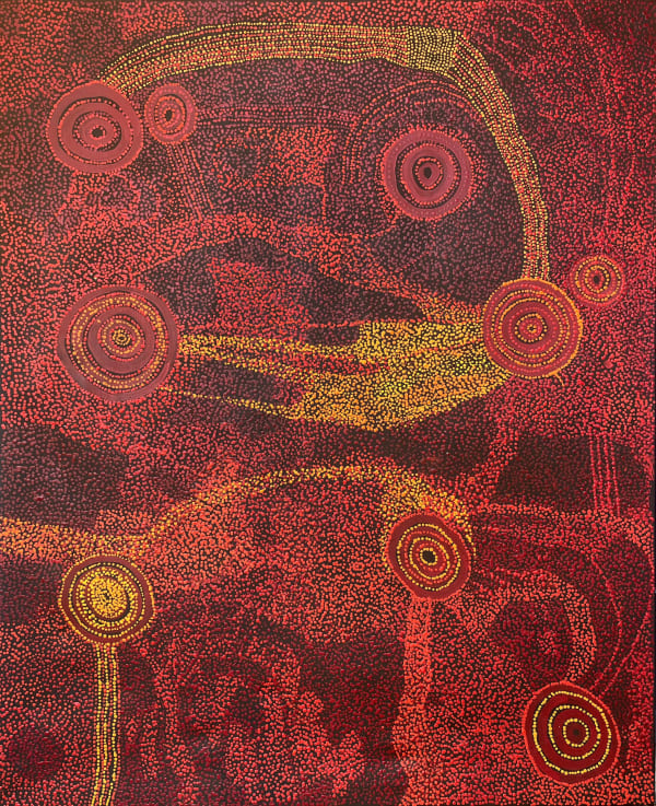 Muna Kulyuru Ngayuku ngura - My Country, 2021 acrylic on linen 152.5 x 122 cm