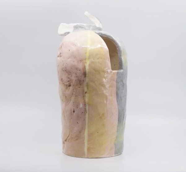 Anna John Slot Pot (punctuative), 2020 glazed earthernware 36 x 18 x 19 cm