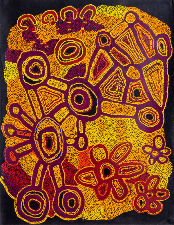 Ngalpingka Simms Wayiyul, 2019 Acrylic on linen 110 x 85 cm