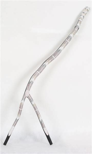 Ivan Namirrkki Mimih Spirit, 2024 Carved Wooden Sculpture 158 x 47 x 5 cm