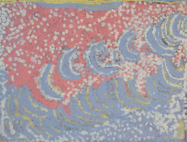 Mulyatinki Marney Minyi Puru dancing at Jurntiwa acrylic on canvas 46 x 61 cm