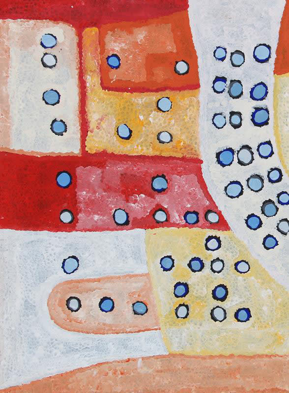 Eric Barney Mungi Kumanara Ngura ( country) acrylic on linen 91 x 122 cm