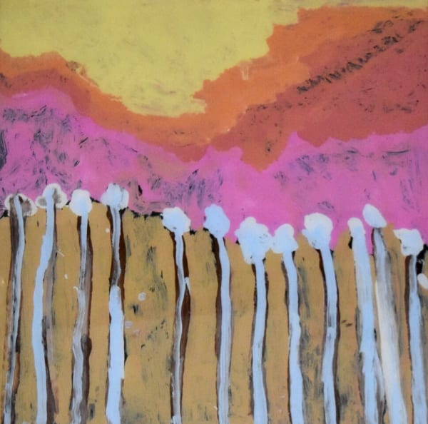 Lisa Uhl Heat of the Day acrylic on polycarbonate 90 x 90 cm