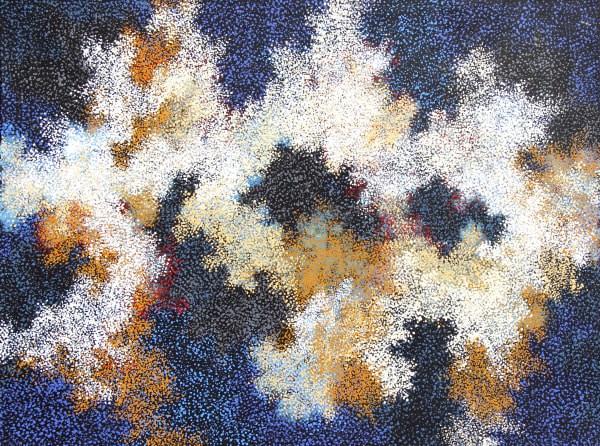 Yatjiki Vicki Cullinan Munga Ilkari (Night Sky), 2020 acrylic on linen 91 x 122 cm