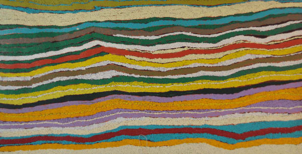 May Mayiwalku (May Wokka) Chapman Talituwa Punmu acrylic on linen 76 x 152 cm