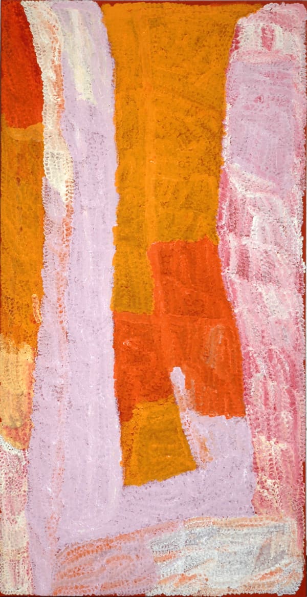 Lydia Balbal Martaguloo acrylic on linen 118 x 60 cm