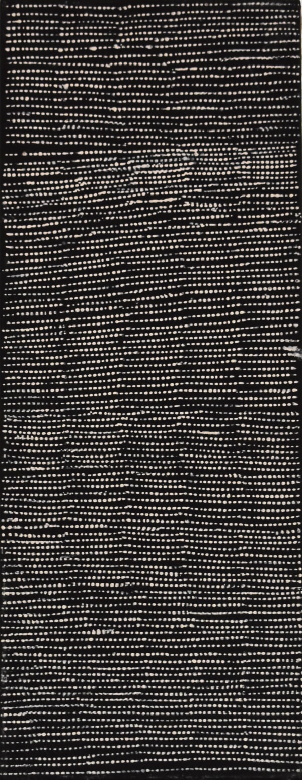 Rachel Puruntatameri Yirrinkiripwoja (body paint design) natural ochres on linen 80 x 30 cm