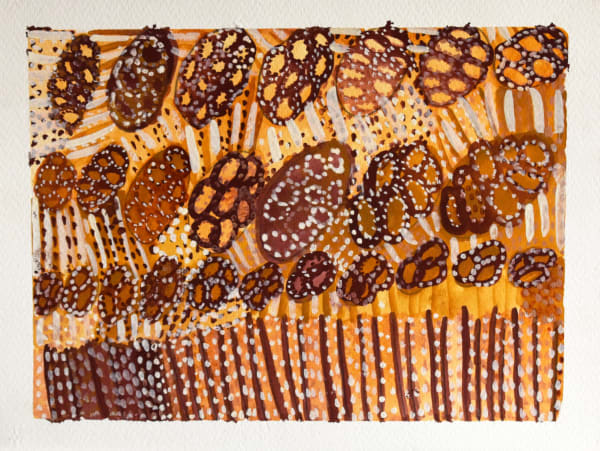 Lorna Kantilla Jilamara, 2019 Watercolour on paper 28.5 x 37.5 cm