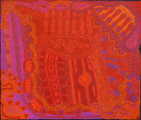 Unurupa Kulyuru Ngayuku ngura - My Country acrylic on canvas 84 x 100 cm