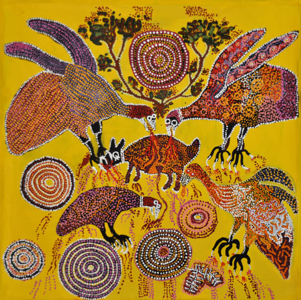 Iluwanti Ken Ngayuku ngura - My Country acrylic on linen 101.5 x 101 cm