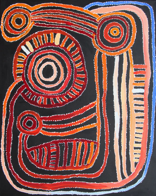 Emily Cullinan Ngura ( country) acrylic on linen 122 x 152 cm