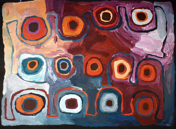 Angkaliya Curtis Cave Hill, 2020 acrylic on linen 147 x 200 cm