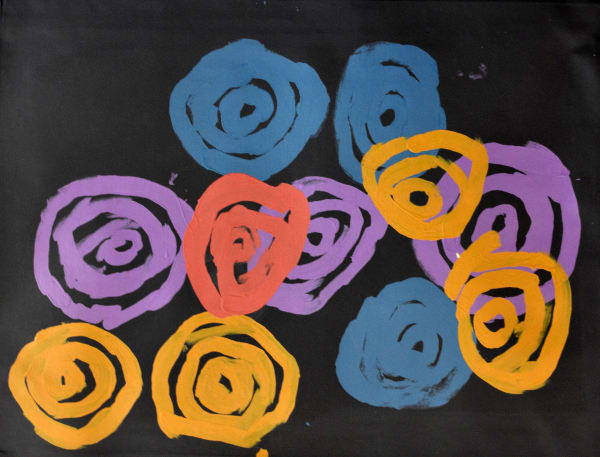 Maggie Porter Kurlkurta, 2020 acrylic on canvas 76.2cm x 101.5 cm