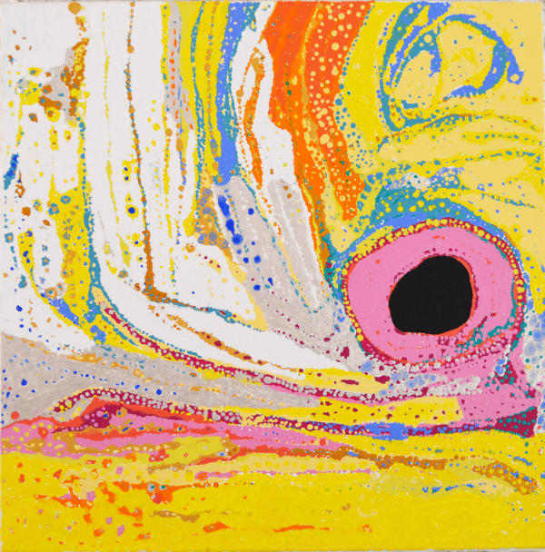 Daniel Walbidi Winpa acrylic on linen 61 x 61 cm