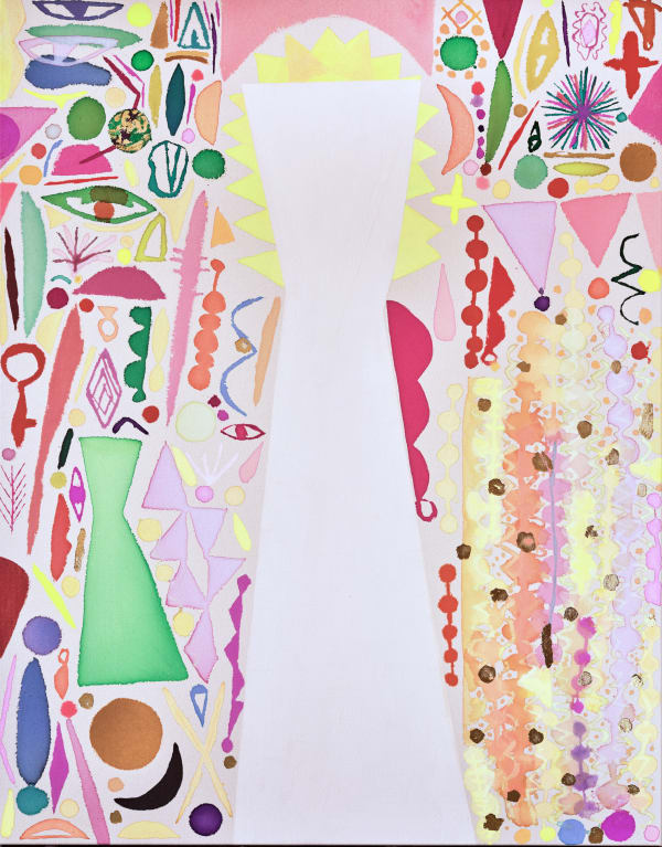 Becky Blair Space Within Space Without , 2022 acrylic and mixed media on canvas 140 x 110 cm