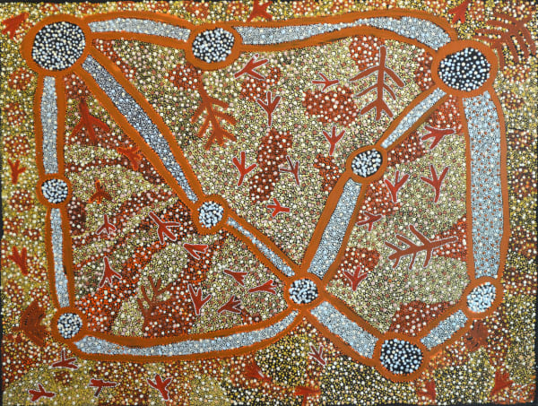 Rosanne Bannington Ngura (Country) acrylic on canvas 91 x 122 cm