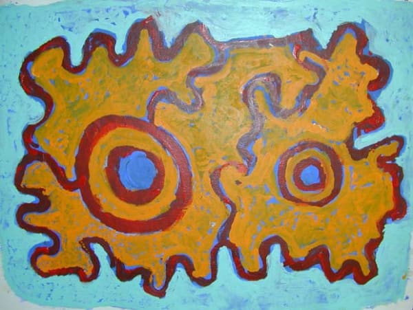 Willie Billabong Untitled acrylic on paper 57 x 76 cm