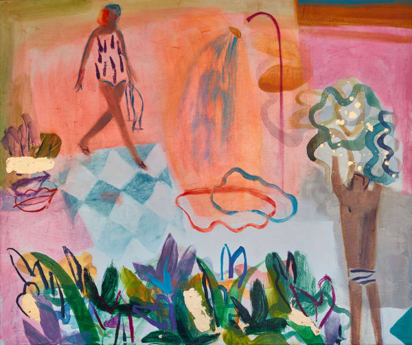 Becky Blair Salted Skin acrylic on canvas 95 x 80 cm