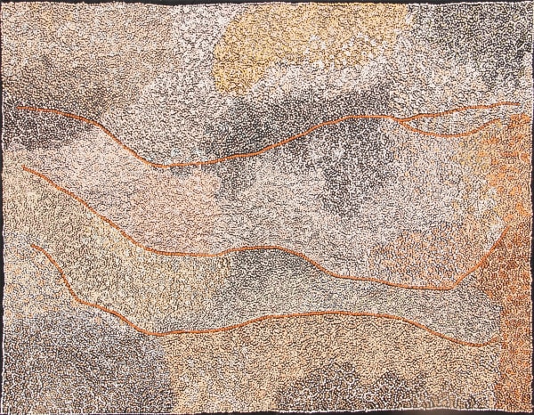 Rene Sundown Amarouna, 2021 acrylic on linen 198 x 152 cm