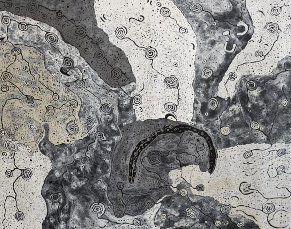 Keith Stevens Piltati, 2020 acrylic on linen 100 x 120 cm