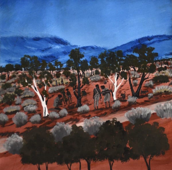 Mervyn Street acrylic on canvas 60 x 60 cm