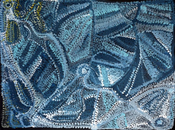 Bonnie Connelly Ngurra Tjalaku acrylic on canvas 76 x 101 cm