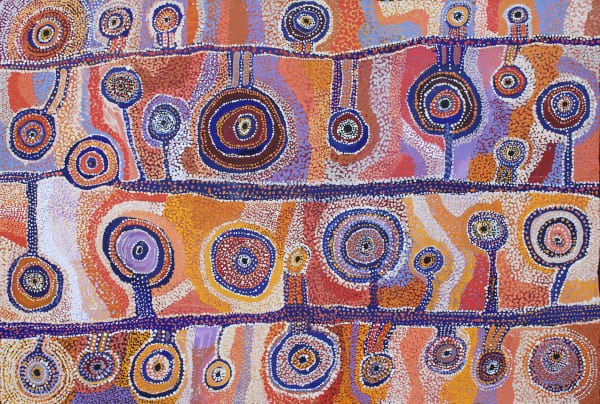 Tuppy Ngintja Goodwin Amari acrylic on linen 183 x 121 cm