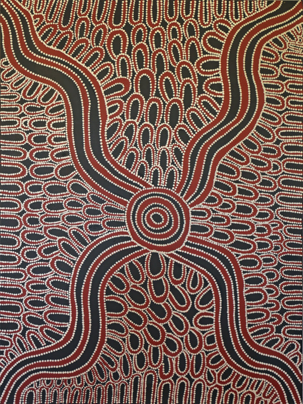 Marlene Wheeler Women Dancing acrylic on linen 90 x 120 cm