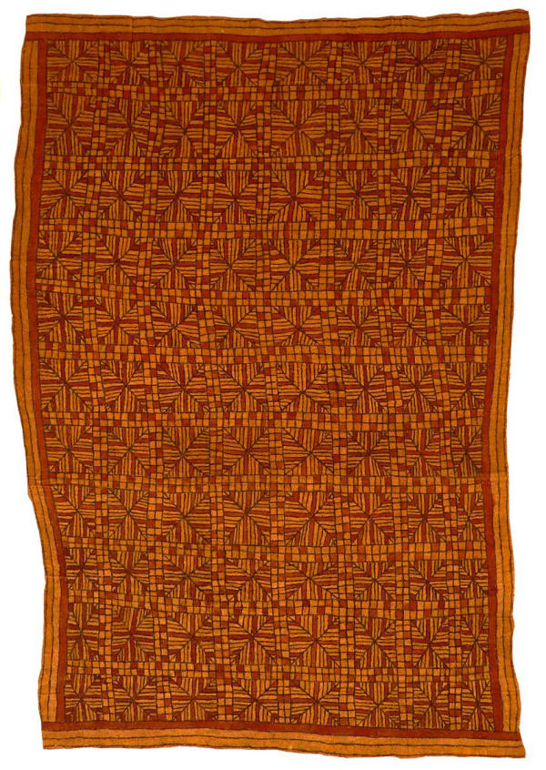 Jessy-Rose Evovo (Cubaitori) Rorono hano'e natural pigments on nioge (barkcloth) 96.5 x 66 cm