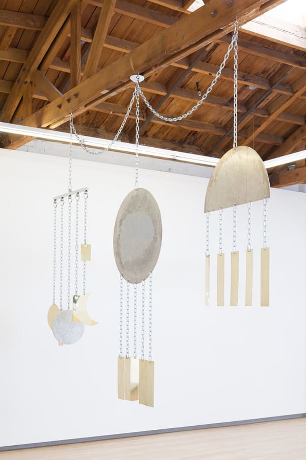 Fay Ray You Led Me to a Wolf with a Feather, 2019 Aluminum, zinc plated fixtures, and brass 90 x 125 x 8 inches