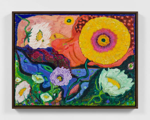 Daniel Gibson Yellow Flower in Stars, 2024 Oil on linen 19 x 25 in 48.3 x 63.5 cm 20 ¼ x 26 ¼ in (framed) 51.4 x 66.7 cm (framed)