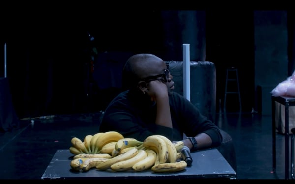 Autumn Knight Nothing #4: Bananas, Cakes, Balloons, Cotton Candy, 2022 In collaboration with Ross Karre and Monica Duncan Single channel video Dimensions variable