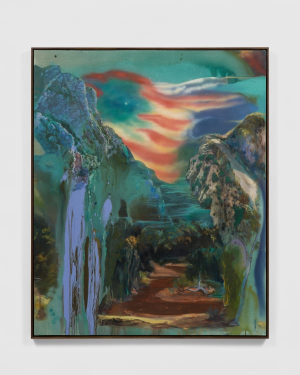 Annie Lapin, Emanations (Creek at Sunset), 2025